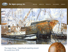 Tablet Screenshot of impexgroup.com